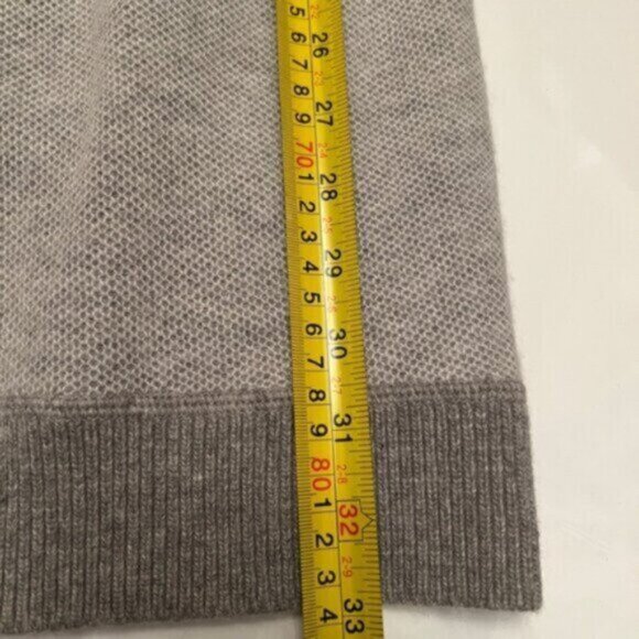 Club Monaco * Wool Cashmere Angora Gray Sweater Dress EUC - Picture 9 of 15